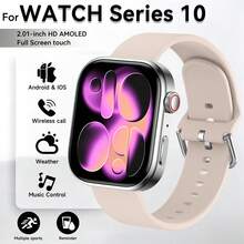 1 buah Smartwatch Unisex Layar Penuh HD 2,01 Inci dengan Tali Silikon Lembut dan Casing Paduan Seng, Pemantauan Detak Jantung, Berbagai Mode Olahraga, Notifikasi Pesan, Pelacakan Kalori & Jarak, Kontrol Musik, Kamera Jarak Jauh, Gaya Sporty, Cocok untuk Pesta Piala Dunia - MultiWarna - View 13