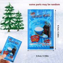 DIY Artificial Snow Powder Christmas Fake Snow Window Display Scene Decoration Simulation Snowflake Snow Powder Sodium Polyacrylate Artificial Snow - Multicolor - View 2