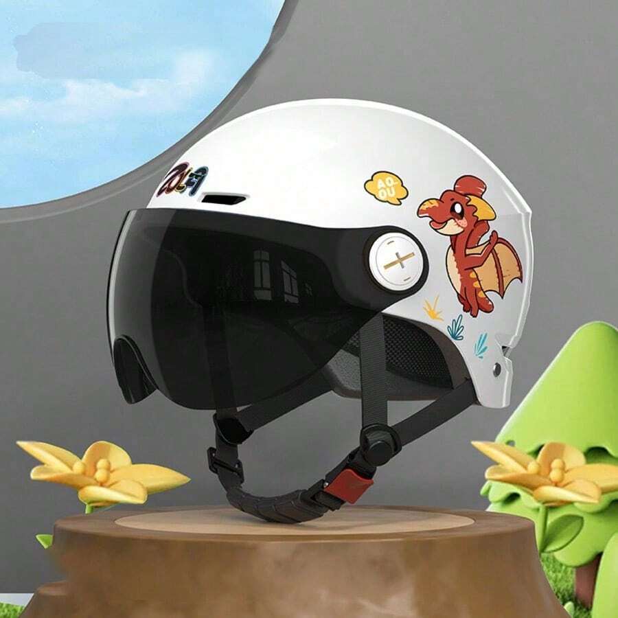 Kids Helmets - White - View 1