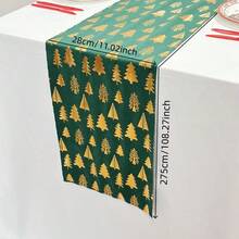 1pc Christmas Table Runner Multicolor Luxury Seasonal Winter Dining Table Decor Coffee Table Decor Suitable For Home Kitchen Restaurant Party Holiday Indoor Outdoor - Multicolor - View 12