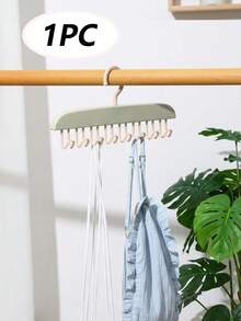 Dopamine Styleclothes Rack,Wavy Over-The-Door Hook Rack-A Multifunctional Hanger For Bras, Hats, Bags, And Accessories; Space-Saving And Suitable For Homes And Dormitories.Closet Organizer And Storage - Multicolor - View 15