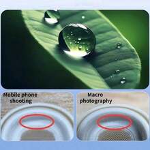 3-In-1 External Phone Lens Kit 180° Fisheye + 0.65x Wide Angle + 10x Zoom, Universal Phone Photography Accessory For Daily Creative Shooting And Detail Magnification - Mobile Phone Auxiliary Camera Lens - View 4