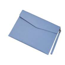 PU Leather A5 Folder, File Organizer Combination Envelope Folder With Snap Closure, For Letters And Receipts - Multicolor - View 9