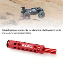 1pc Car Toy Off-Road Racing Car Tire Tool Wheel Lock Nut Socket Tool Detachable Repair Tool Black/Red 2 Colors Available - A - View 3