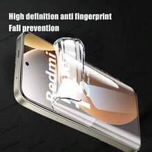 2pcs Hydrogel Soft Film Screen Protector For Redmi Note 15 /15 Pro/15 Pro+ Series, Full Coverage Soft Film, Anti-Scratch TPU Screen Protector, High Definition Transparent Protective Film - Clear - View 9