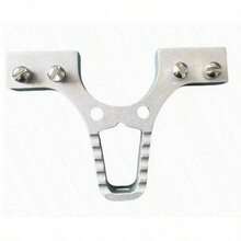 1pc Alloy Slingshot Release Aid, Auto-Reset Open-Close Device, Owl Style One-Piece Dual-Axis Pellet Clamp, Outdoor Shooting Accessory For Hunting & Target Practice - A - View 5