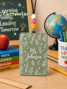 1pc Custom Photo Id Holder, Double-Sided Personalized Design, Custom With Your Photo, Suitable For Student ID, Work Badges, Public Transport Passes. - Multicolor - View 4