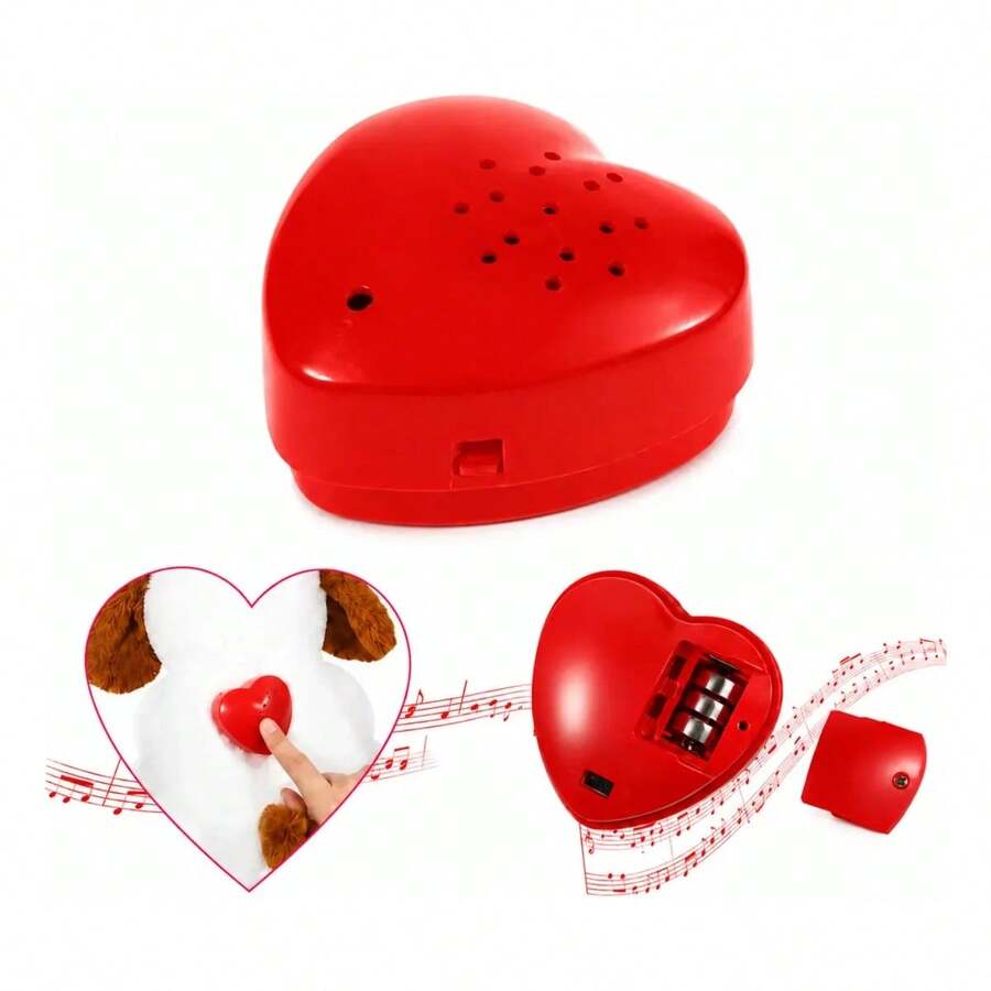 Grabador De Voz Para Muñecos De Peluche De Hasta 60 Segundos - Rojo - Ver 1