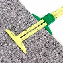 2pcs Home Handmade DIY Fabric Cutting Rulers, Patchwork Cutting Positioning Ruler, Button Edge Parallel Line Sewing Ruler, Aluminum Plastic Sliding Caliper - 3-pack Cutting Rulers - View 1