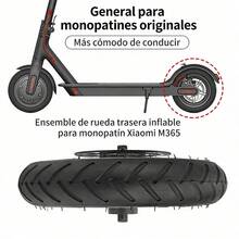 Ruedas para patinete eléctrico, repuesto de goma - Negro - Ver 7