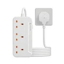 1pc UK Plug Power Strip, 3 British Standard Outlets, 1.8m Extension Cord, DesktopMulti Socket For Office Desk, Study Room & Home Workstation - UK Plug(220-240V) - View 11