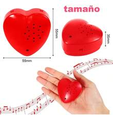 Grabador De Voz Para Muñecos De Peluche De Hasta 60 Segundos - Rojo - Ver 3