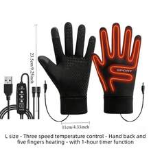 USB Electric Heated Gloves, Winter Warm Gloves, Touchscreen Gloves, Double-Sided Heating. Smart Temperature Control, Windproof, Waterproof, Anti-Slip, Five-Finger Back Heating, Plug-In Adjustable Temperature, Touchscreen Cycling Warm, Gift - View 18