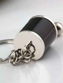1pc Unisex Creative Gear Shift Zinc Alloy Keychain, Bag Pendant, Suitable For 14+, Party Favor - Multicolor - View 3