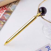 Pulpen Emas Ukir Kustom, Pulpen Ballpoint Bertatahkan Kristal, Pulpen Kuarsa untuk Pernikahan, Pulpen Berlian untuk Hadiah Pengiring Pengantin, Pulpen Buku Tamu Pernikahan - emas - View 12