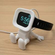 Printed Mini Robot Charging Stand, Compatible With Apple Watch Models - Fun & Novel Desktop Bedside Nightstand Holder Base - Unique Decorative Gift - New Arrival - View 9