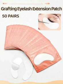 20 Pairs Eyelash Extension Gel Eye Patches, Lint-Free Eye Pads, For Eyelash Extension, Eyelash Extension Tools, Eyelash Extension Isolation Protection Tools - Pink - View 2