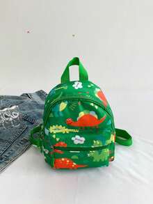1pc Dinosaur Pattern Backpack Cute Fashion Cartoon Backpack Suitable For Daily Commute, Travel, Applicable To Various Styles And Occasions, Highly Versatile - Dinosaur Backpack - View 6
