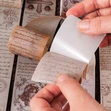Washi Tape European & American Vintage Series Office Creative Planner DIY Decoration Stickers - one-size - View 4