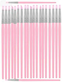 Pink Clay Carving Tools, Professional Polymer Clay Modeling Pens, Multi-Shape Tip Hand Carving Brushes, DIY Art Pottery Carving Shaping Tools, Suitable For Adult Beginners, Home School Craft Accessories, Art Handicraft Gift Nail Art Equipment - Nail Tool Pen - View 19