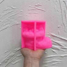 Christmas Boot With Bear Candle Mold Christmas Shoe Santa Claus Silicone Mold Boot Plaster Gypsum Mould For Home Decor - Multiple Styles - View 10
