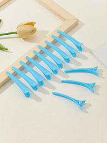 12pcs Hair Clips, Styling, Non-Slip Plastic Duckbill Crocodile Clips, Women's Plastic Duckbill Crocodile Styling Hair Tools, Hair Tools, Hair Products And Accessories - Multicolor - View 11