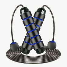 LINGPENG 2-In-1 Weighted Jump Rope With Foam Handles, Adjustable Steel Cable, Suitable For Home Fitness - Multicolor - View 10