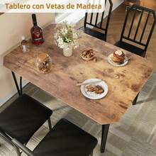 Dining Table & Chair Sets - Brown - View 3