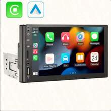 VENBES 7 Inch Single DIN Car Stereo, Wired CarPlay, Touchscreen Car Radio Multimedia Player - 7" Single Din CarPlay Car Radio - View 8