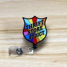 Retractable D Card Holder Reel With Cute Cartoon Design, Nurse Hospital Badge Holder Office Lanyard 1pc - X957 - View 1