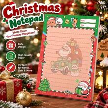 Christmas Highly Attractive Non-Adhesive Tear-Off Sticky Notes, Student Memo Pad, Christmas Holiday Small Gift - A - View 1