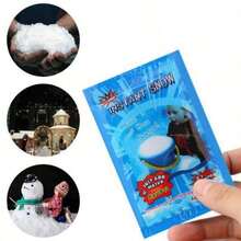 DIY Artificial Snow Powder Christmas Fake Snow Window Display Scene Decoration Simulation Snowflake Snow Powder Sodium Polyacrylate Artificial Snow - Multicolor - View 4