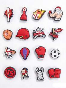 16PCS Passion & Grace Shoe Charms, Minimalist Design, DIY Accessories, Nice Gift. - Multicolor - View 10