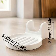 Round Drip Tray With Dual Curved Handles, Can Hold Spatulas And Ladles, Water Collection Basin For Soup And Sauce, Suitable For Kitchen Countertops, Minimalist Kitchen Storage Decor - Multicolor - View 9