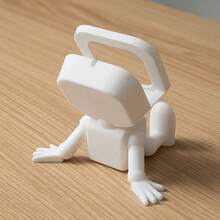 Printed Mini Robot Charging Stand, Compatible With Apple Watch Models - Fun & Novel Desktop Bedside Nightstand Holder Base - Unique Decorative Gift - New Arrival - View 7