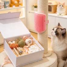 1pc Pet Cat Dog Grooming Cleaning Brush, Cat Itch Relief Scratching Brush - Multicolor - View 2
