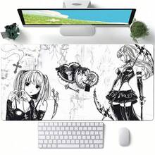 Cute Musical Note Wing PU Leather Desk Mat, Large Anti-Slip Mouse Pad, White Polka Dot Pattern Table Protector, Waterproof Keyboard Mat For Office Gaming Desktop Decor, Aesthetic Kawaii Table Pad For Girls - View 2