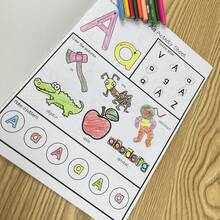 English Alphabet Tracing & Letter Recognition Activity Notebooks ...