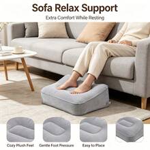 20pcs Portable Inflatable Foot Stool (Random Style), Thickened PVC Material, Foldable And Adjustable Inflatable Footrest, Quick Inflation And Deflation, Lightweight And Easy To Store. Suitable For Airplane, High-Speed Train Long-Distance Travel, Office Nap, Home Leisure, Self-Driving Trip. Support Legs, Elevate Feet, Relieve Soreness, Alleviate Leg Fatigue. Durable And Sturdy, Excellent Airtightness, Non-Slip Surface, Stable Load-Bearing. Travel Footrest, Office Footstool, Home Footrest Accessory, Essential For Business Travel, Multi-Scenario Universal Inflatable Footstool, Portable Travel Foot Support Accessory. - Multicolor - View 10