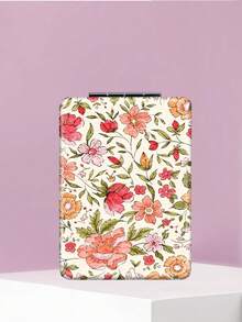 1PC British Country Style Portable Vanity Mirror, Foldable Lightweight Ultra-Thin Convenient Hand Mirror, Durable PU Leather, Suitable For Multiple Occasions And All People, Foldable Rectangular Mirror, Pocket Mirror, Fresh Floral Pattern Design, Exquisite Delicate Structure, Durable Reliable Drop-Resistant, Easy To Carry, Handheld Makeup Mirror, 180° Flip Cover, Multi-Function Mini Mirror, Compact Mirror, Mirrors, Daily, Holiday, Birthday, Valentine's Day - Multicolor - View 8