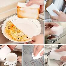 1/2/5/10/20 Pcs/Pack, Premium Nano Sponge, Cleaning Magic Eraser, Household White Shoe Cleaning Sponge - Multicolor - View 9