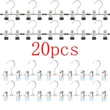 20/10/1pc Multifunctional Adjustable Clips, Back To School Season, Non-Slip Brushed Metal Pants Clips, Portable Shoe Drying Clips, Suitable For Clothing Stores And Home Use, Mark-Free Clips - Multicolor - View 27