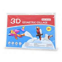 1 buah Stiker Puzzle - Kolase Geometris 3D Anak-Anak Buatan Tangan DIY Stiker Puzzle Intelektual, Mainan Edukasi Pendidikan Dini, Buku Aktivitas Edukasi, Cocok Untuk Dewasa, Mengembangkan Kreativitas dan Keterampilan Motorik, Termasuk Hewan, Bentuk, Warna - Hadiah Ulang Tahun, Natal, Halloween - MultiWarna - View 13