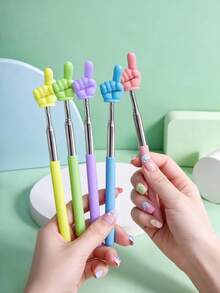 POKOJA LAND 1pc Telescopic Finger Reading Pointer In Random Color. Fun Teaching Aid For Books And Learning, Ideal For Classrooms, Party Bags, Rewards, And Carnival Prizes. - Multicolor - View 2