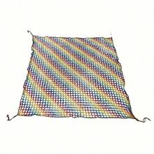 Anti-Fall And Anti-Climb Safety Net, Eye-Catching Warning Design, Dual-Use For Balconies And Patios, Durable And High-Strength - Multicolor - View 9