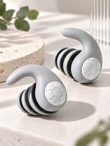 1 Pair Reusable Silicone Noise Cancelling Earplugs, Soft Sleep Earplugs, Suitable For Sleeping, Studying, Working, Traveling, Gym, Office And Noise Reduction Accessories - Multicolor - View 13