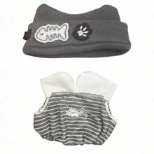 10cm 20cm Cat Punk Style Doll Outfit Set, Exquisite Doll Clothes For Normal Body Dolls, Small Gift Accessory - Multicolor - View 11