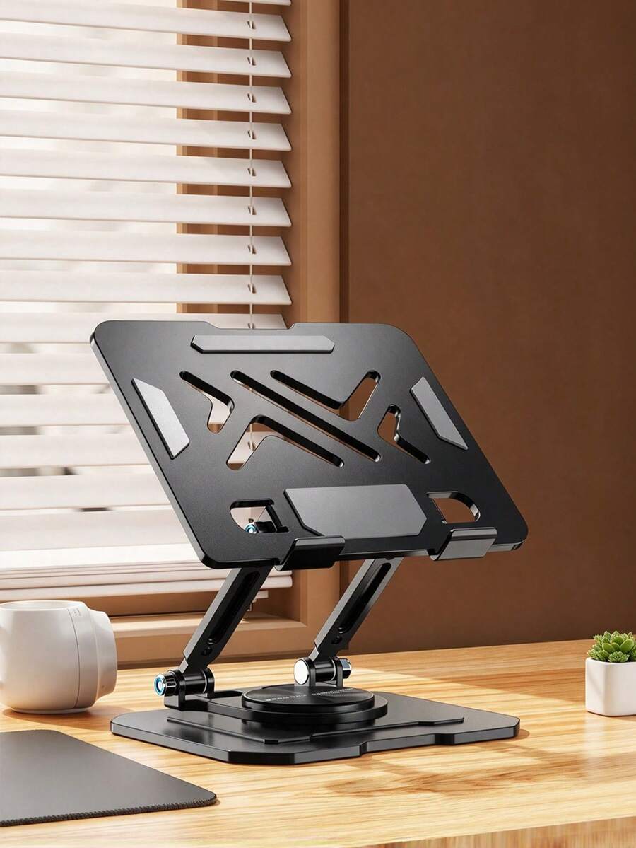 Carbon Steel Heat Dissipation Tablet Phone Stand, Universal Height Adjustable 720° Rotating Support For Live Streaming And Watching Movies - Multicolor - View 1