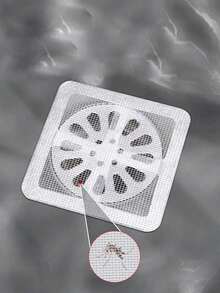 5/10/20/50pcs Disposable Drain Cover, Kitchen And Bathroom Hair Catcher, Sink Strainer Sticker, Anti-Fly Silicone Filter, Home Bathroom Tool Forroach And Odor Prevention - Multicolor - View 4