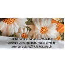 2pcs Sunflower Floral Pattern Single-Sided Printed Pillow Covers, Soft & Comfortable Polyester Cushion Cases, 45 X 45 Cm, With Zipper Closure, Machine Washable, Suitable For Home Decor, Sofa, Bedroom, Outdoor Etc. (Without Pillow Insert) - Multicolor - View 2